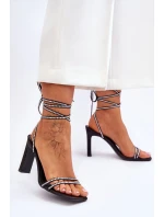 Sandále na šnurovanie model 179623 Step in style