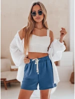 Dámske šortky HOT VIBE blue FashionStreet SY0440 Dámske šortky HOT VIBE blue FashionStreet SY0440