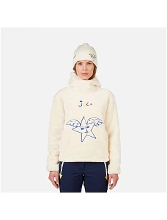 Dámska mikina ROSSIGNOL W JCC VALDIZ FLEECE, biela, dámska