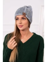 Fleecová čiapka Zoja K306 sivá+modrá