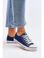 Damskie Klasyczne Trampki Granatowe Ecoma