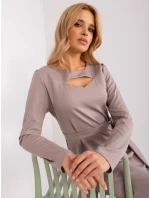 LK SK 509447 šaty.75P tmavo lila