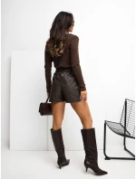 Blúzka RV BZ A1057.15P tmavohnedá