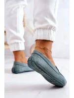 Dámské Semišové Mokasíny máta Morreno