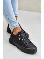 Dámske tenisky na platforme Big Star Black