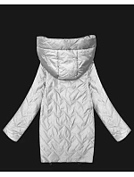 Dámska ľahká prešívaná bunda s kapucňou Goodlookin light beige (B8588-9) Dámska ľahká prešívaná bunda s kapucňou Goodlookin light beige (B8588-9)