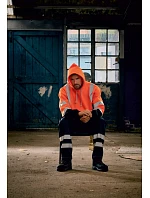 Mikina s kapucňou Yoko HVK 05 Hi-Vis 79.VK05, žltá, vysoká viditeľnosť Mikina s kapucňou Yoko HVK 05 Hi-Vis 79.VK05, žltá, vysoká viditeľnosť