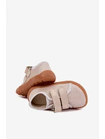 Detské barefootové papuče Froddo Canvas G1700440-1 Zlaté Detské barefootové papuče Froddo Canvas G1700440-1 Zlaté