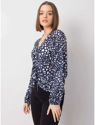 Blúzka DHJ BZ 12283 1.93P tmavo modrá Blúzka DHJ BZ 12283 1.93P tmavo modrá