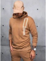 FashionStreet pánska tepláková súprava camel AX0684 FashionStreet pánska tepláková súprava camel AX0684