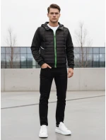 Pánska prešívaná bunda čierna FashionStreet TX4394