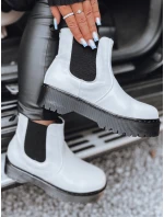 Dámske čižmy s vysokou podrážkou STEPBACK white FashionStreet ZY0495