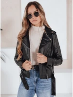 Dámska kožená bunda ramones black FashionStreet TY5200 Dámska kožená bunda ramones black FashionStreet TY5200