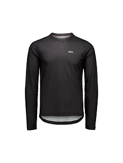 Cyklistické tričko POC M's Motion Air L/S Jersey, čierne