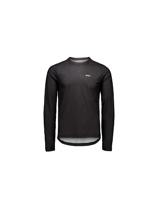 Cyklistické tričko POC M's Motion Air L/S Jersey, čierne