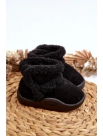 Dziecięce Śniegowce Na Rzep Czarne Unitia