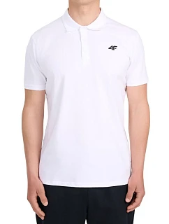Pánske polo tričko 4F M0770, biele, 4FWMM00TPTSM0770, 10S