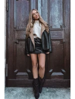 Dámské kotníkové boty na podpatku s třásněmi a žebrováním Zateplené Čokoládové Darlina