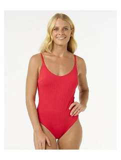 Jednodielne plavky RIP CURL Premium Surf Cheeky 1Pc, červené