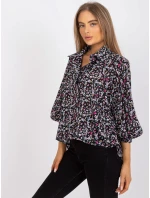 Blúzka CHA BZ 3303 1.34 čierna a ružová