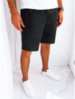 Pánske čierne teplákové šortky FashionStreet SX2221