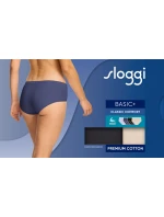 Dámske nohavičky Basic+ Midi C4P - UNKNOWN - modrá kombinácia V020 - SLOGGI