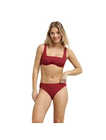 Dámske plavky DIM SWIMSUIT SHELL BIKINI - DIM - tmavo červená Dámske plavky DIM SWIMSUIT SHELL BIKINI - DIM - tmavo červená