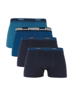 Pánske elastické boxerky značky Puma 4ks tmavo modré/modré 938197 02