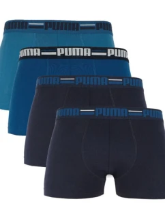 Pánske elastické boxerky značky Puma 4ks tmavo modré/modré 938197 02