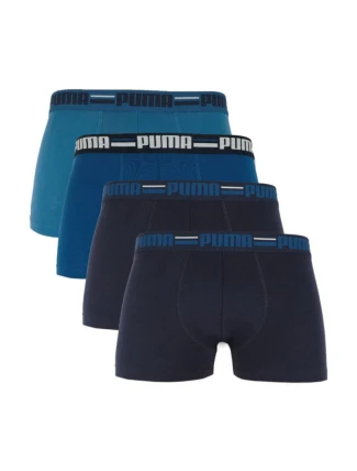 Pánske elastické boxerky značky Puma 4ks tmavo modré/modré 938197 02