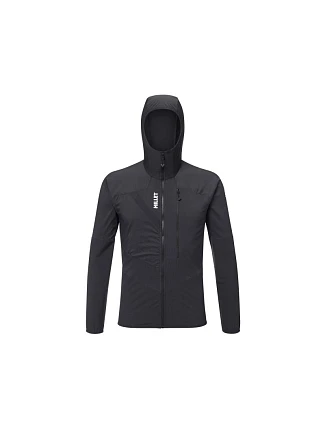 Pánska lyžiarska bunda MILLET M RUTOR XCS AIR HOODIE, čierna Pánska lyžiarska bunda MILLET M RUTOR XCS AIR HOODIE, čierna