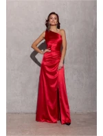 Dlhé šaty SUK0461 červené - Roco Fashion