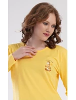 Dámske dlhé pyžamo Žirafy Dámske dlhé pyžamo Žirafy