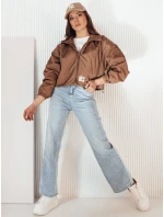 Dámska prechodná bunda ISCAR hnedá FashionStreet TY4234 Dámska prechodná bunda ISCAR hnedá FashionStreet TY4234