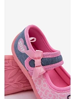 Dievčenské balerínky na suchý zips HELLO KITTY ružové Shani Dievčenské balerínky na suchý zips HELLO KITTY ružové Shani
