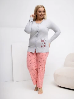 DU PI FP 509.99P sivé pyžamo