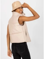 Dámska vesta NM KZ D2 3815-62.83 Light beige - FPrice Dámska vesta NM KZ D2 3815-62.83 Light beige - FPrice