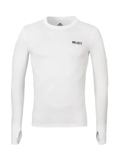 SELECT Termoaktívne tričko 6902 WHITE s otvorom na palec LONG SLEEVE