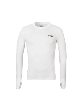 SELECT Termoaktívne tričko 6902 WHITE s otvorom na palec LONG SLEEVE
