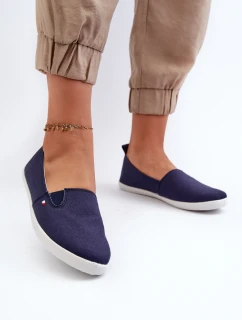Tenisówki Trampki Slip-On Damskie Granatowe Adrancia