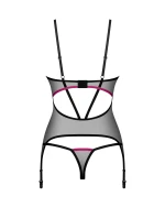 Dámsky zvodný korzet Novenes Corset black - Obsessive Dámsky zvodný korzet Novenes Corset black - Obsessive