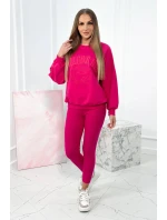 Kalifornská bavlnená súprava fuchsiová