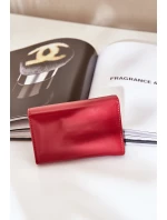 Lakierowany Portfel Damski Czerwony Rahner