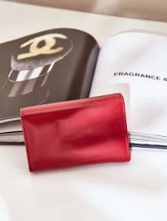 Lakierowany Portfel Damski Czerwony Rahner