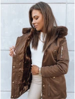 Dámska zimná bunda GODDESS hnedá FashionStreet TY3869