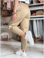 Dámske cargo nohavice GOTRENDI béžové FashionStreet UY2525 Dámske cargo nohavice GOTRENDI béžové FashionStreet UY2525