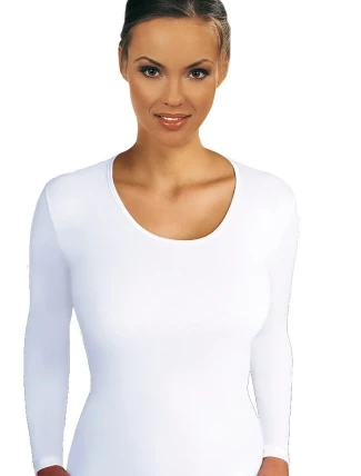 Biela dámska košieľka Emili Lena 2XL-3XL Biela dámska košieľka Emili Lena 2XL-3XL