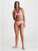 Dámske plavkové nohavičky KW0KW02124 0JV ružová - Calvin Klein