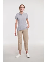 Russell Athletic 566F Dámske elastické polo tričko z piké 10.566F sky Russell Athletic 566F Dámske elastické polo tričko z piké 10.566F sky