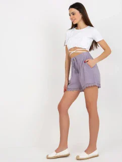 Dámske šortky D73760M62233KB svetlo fialová - FPrice